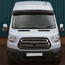 Козирьок на лобове скло (чорний глянець, 5мм) Ford Transit 2014- рр.