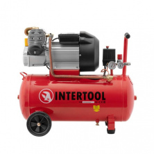 Компресор 50 л, 4 HP, 3 кВт, 220 В, 10 атм, 420 л/хв, 2 циліндри.