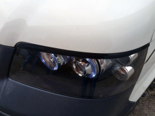 Війки (2 шт., пласт, чорні) Чорний мат Volkswagen T5 Multivan 2003-2010 рр.
