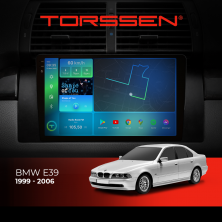 Штатна магнітола Torssen 2K BMW 5 e39 FL9 4+64Gb 4G Carplay DSP