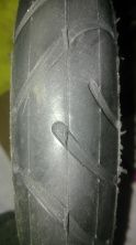 Шина (детская коляска) 280 * 65 (SA-266 Deli tire) LTK