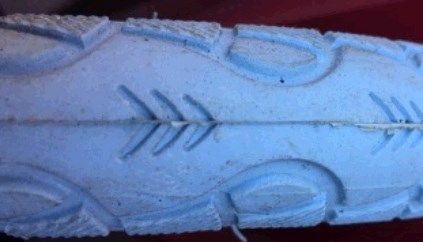 Шина (детская коляска) 8 1/2 * 1,5 (40-120) VC-2628-01 серая LTK