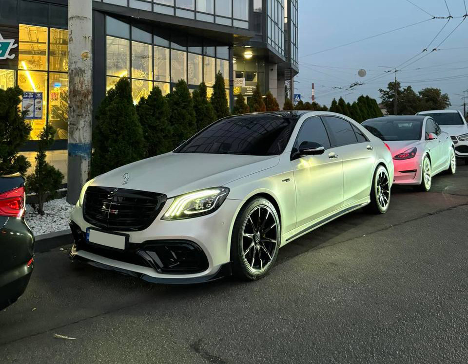 Комплект обвісів S63 AMG (2018-restyling) для Mercedes S-class W222 2013-2022 рр