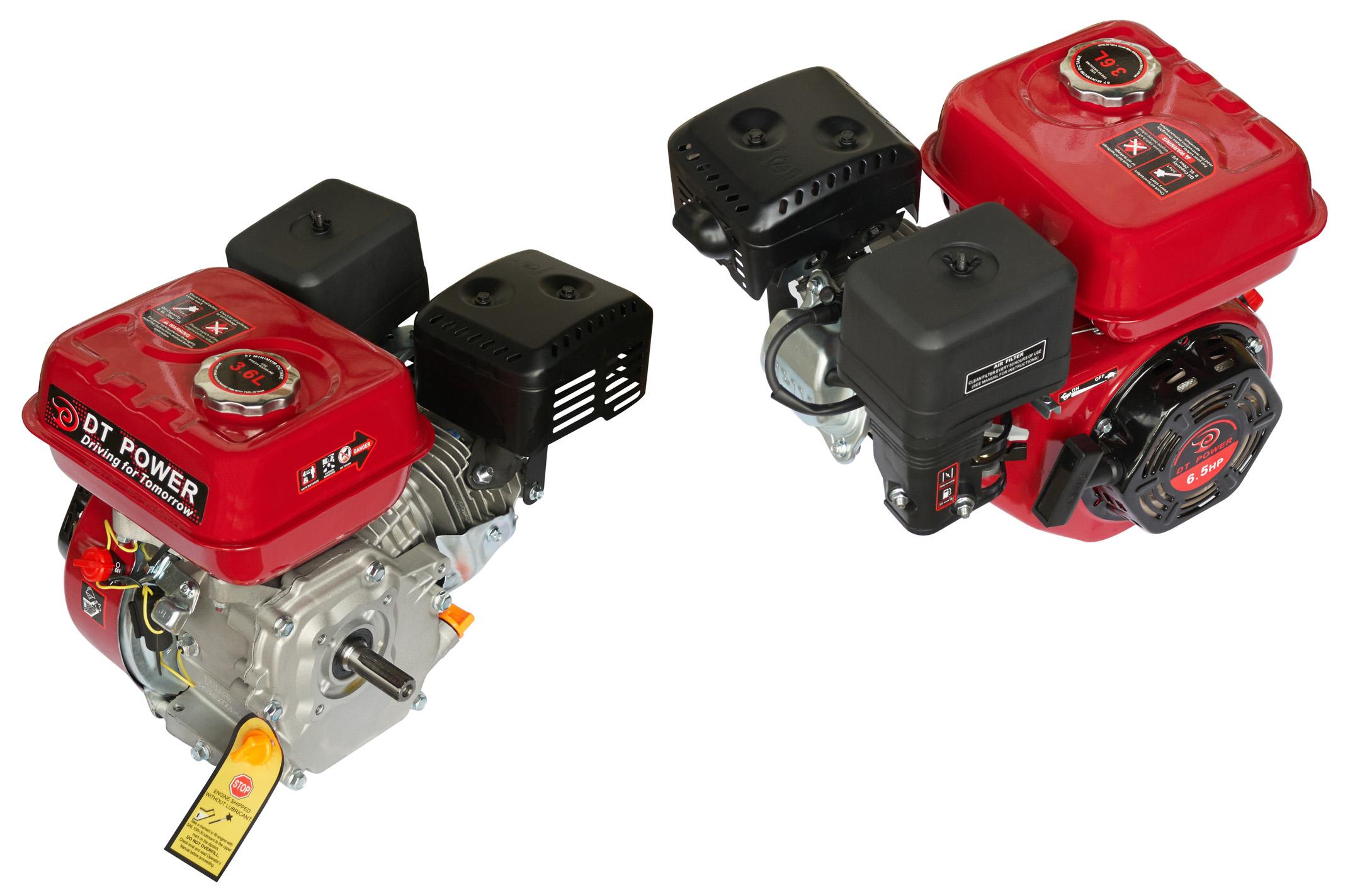 Двигун м/б 168F (6,5Hp) (повний комплект) (вал Ø 20мм, під шестірні) WENTOR