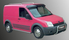 Козирьок на лобове скло (чорний глянець, 5мм) Ford Connect 2010-2013 рр.