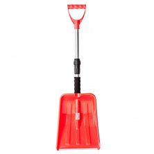 Лопата для снега автомобильная телескопическая 68-87см INTERTOOL