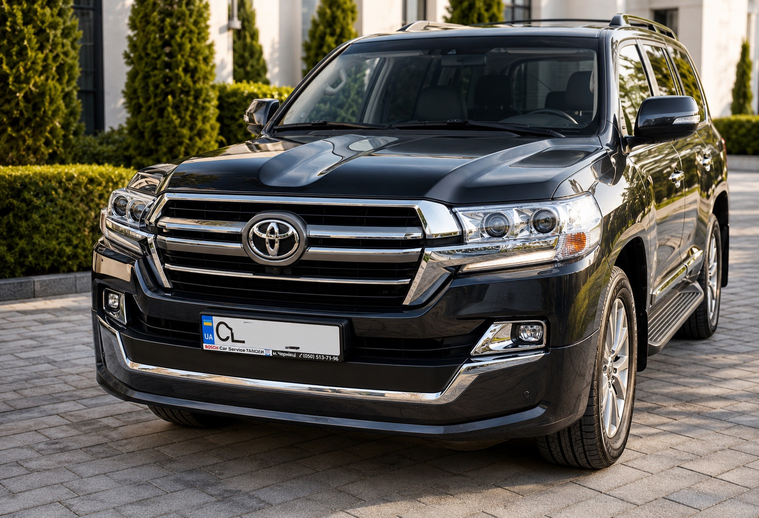 Комплект обвісів 2016-2021 (Executive 2019) Чорний колір для Toyota Land Cruiser 200 рр