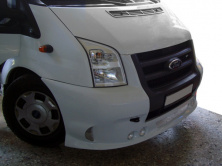 Накладка на передній бампер (для моделей 200-HP) для Ford Transit 2000-2014 рр