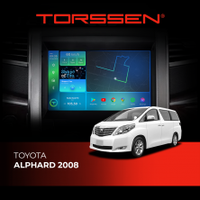 Штатна магнітола Torssen 2K Toyota Alphard 2008 F9232 4G Carplay DSP