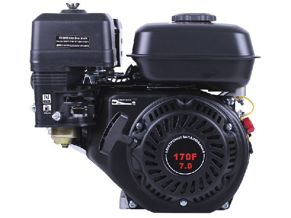 Двигун м/б 170F (7,5Hp) (вал Ø 20мм, під шпонку) + шків TT AMG