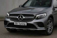 Передня решітка Diamond Silver (2015-2019) Без місця під камеру Mercedes GLC coupe C253 2016-2023 рр.