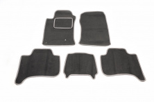 Ворсові килимки Premium (5 шт) Toyota Land Cruiser Prado 120 2002-2009 рр.