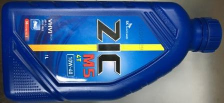 Олія 4T, 1л (SAE 10W-40, напівсинтетика, M-5) ZIC VDKI