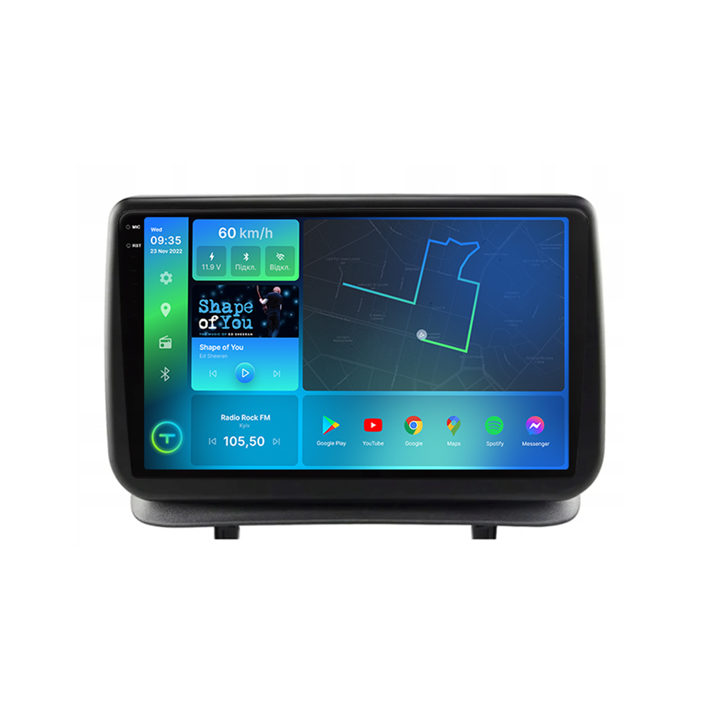 Штатна магнітола Torssen Renault Clio 05-14 F96128 4G Carplay DSP