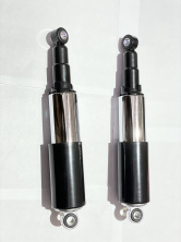 Амортизатори (пара) ЯВА 320mm, регульовані, закриті, чорні NDT