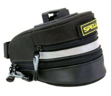 Сумка велосипедная под седло (черно- серая) (Spelli) (TOP QUALITY. 170 x 115 x 110 мм) FM