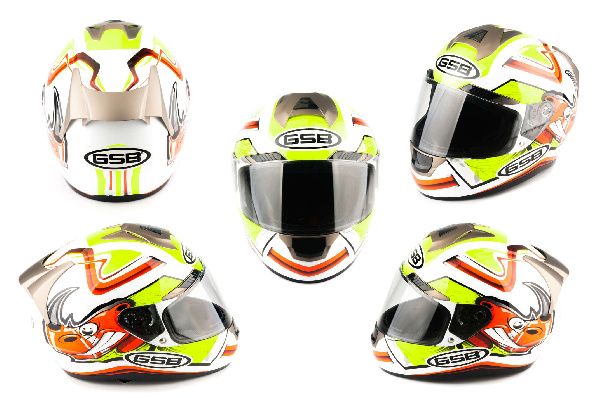 Шлем-интеграл (mod:G346) (size:L, белый) GSB