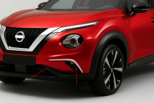 Накладки на фари (2 шт, нерж.) Nissan Juke 2020- рр.