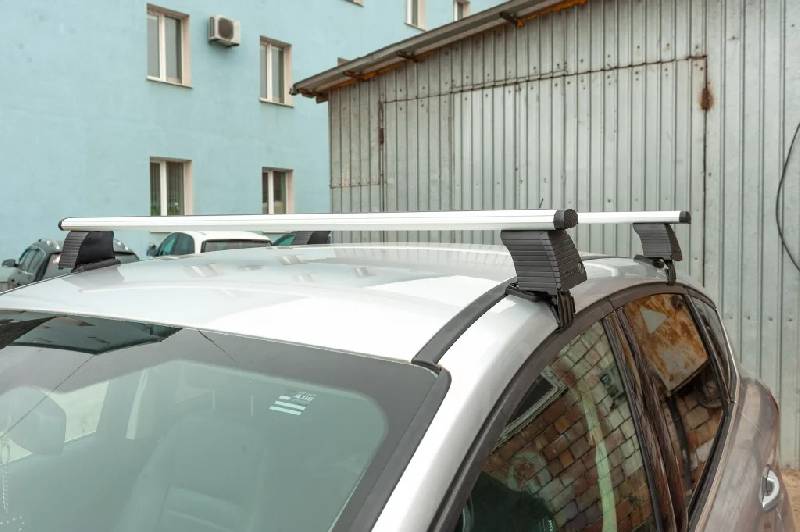 Перемички на гладку дах (2 шт, Asaf V4) Audi A4 B7 2004-2008 рр.
