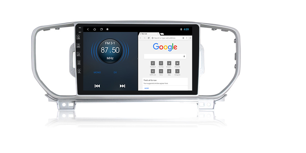 Штатна магнітола Torssen Kia Sportage 2016-2018 F9332 4G Carplay