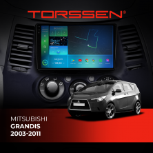 Штатна магнітола Torssen 2K Mitsubishi Grandis 03-11 F9232 4G Carplay DSP