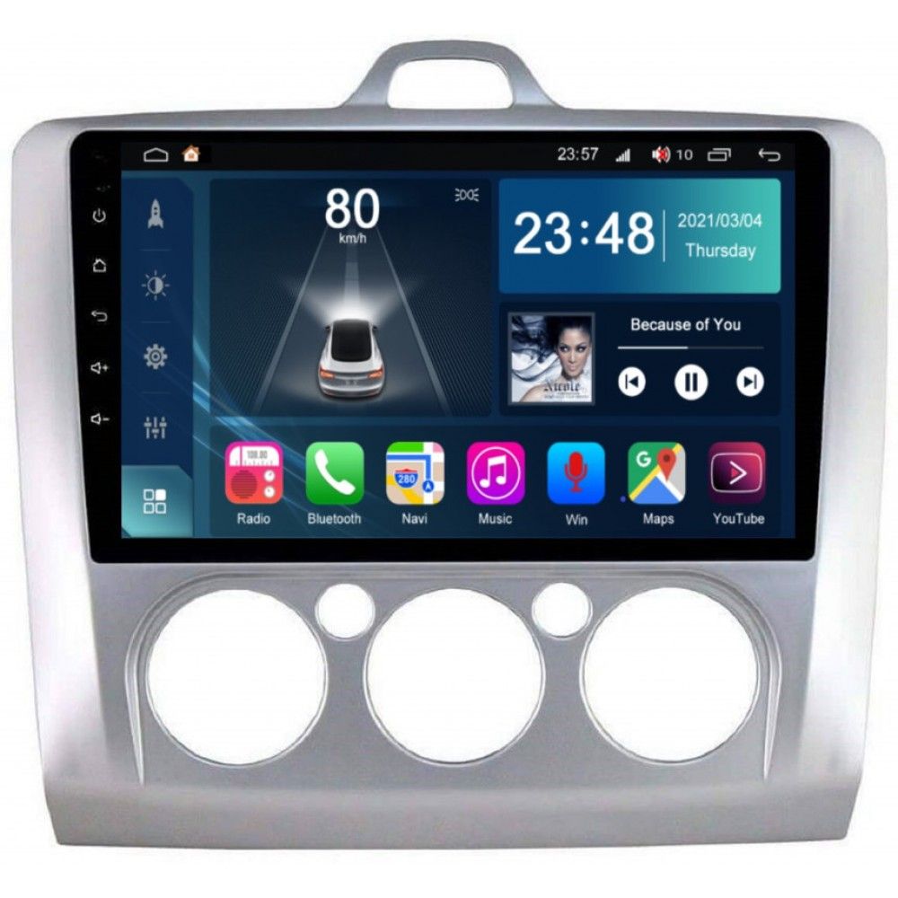 Штатна магнітола Torssen Ford Focus 05-11 conditioner FL9 4+64Gb 4G Carplay DSP