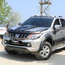 Комплект накладок на капот DRAGON (2015-2019, 3 шт) Mitsubishi L200 2015-2024 гг.