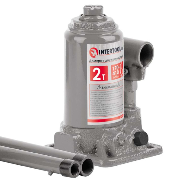 Домкрат столбик 2-х штоковый 2т, 150-360 мм