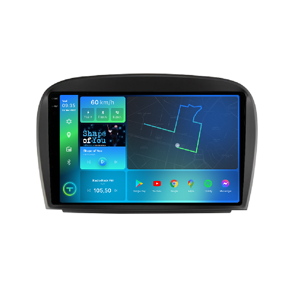 Штатна магнітола Torssen 2K Mercedes SL W230 04-11 F9332 4G Carplay DSP