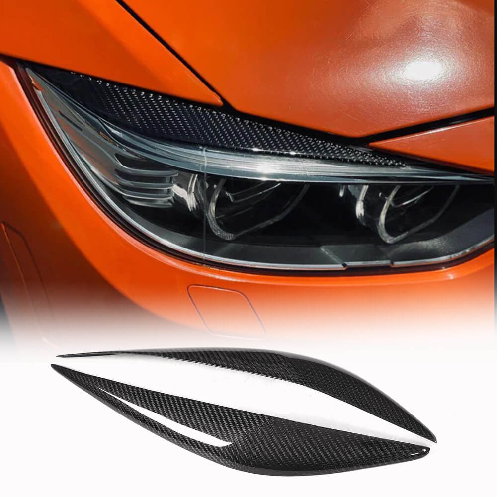 Вії на фари V1 (для F30, Карбон) BMW 3 серия F30/F31 2012-2019 гг.