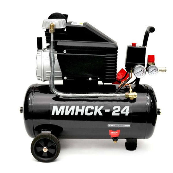 Компресор Мінськ-24, 1.5 кВт, 220 В, 8 атм, 205 л/хв INTERTOOL