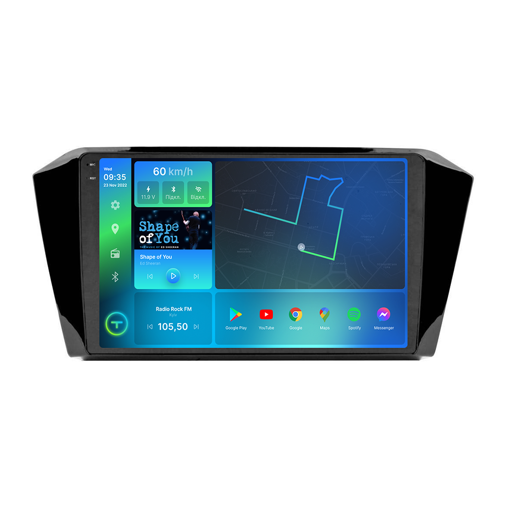 Штатна магнітола Torssen 2K VW Passat B8 FL10 4+64Gb 4G Carplay DSP