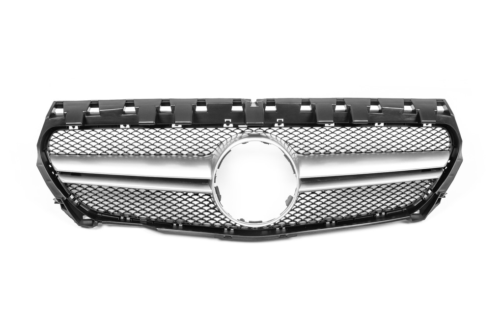 Передня решітка (2013-2016, AMG Silver) для Mercedes CLA C117 рр