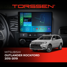 Штатна магнітола Torssen 2K Mitsubishi Outlander Rockford 15-19 FL10 4+64Gb 4G Carplay DSP