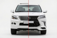Комплект рестайлінгу з моделі 2008-2016 на TRD Superior (2016-2020) для Lexus LX570/450d 2008-2022 рр