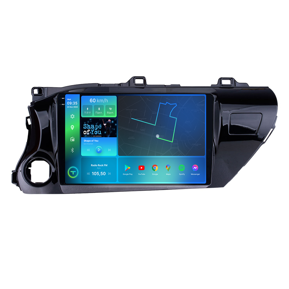 Штатна магнітола Torssen 2K Toyota Hilux 16 FL10 4+64Gb 4G Carplay DSP