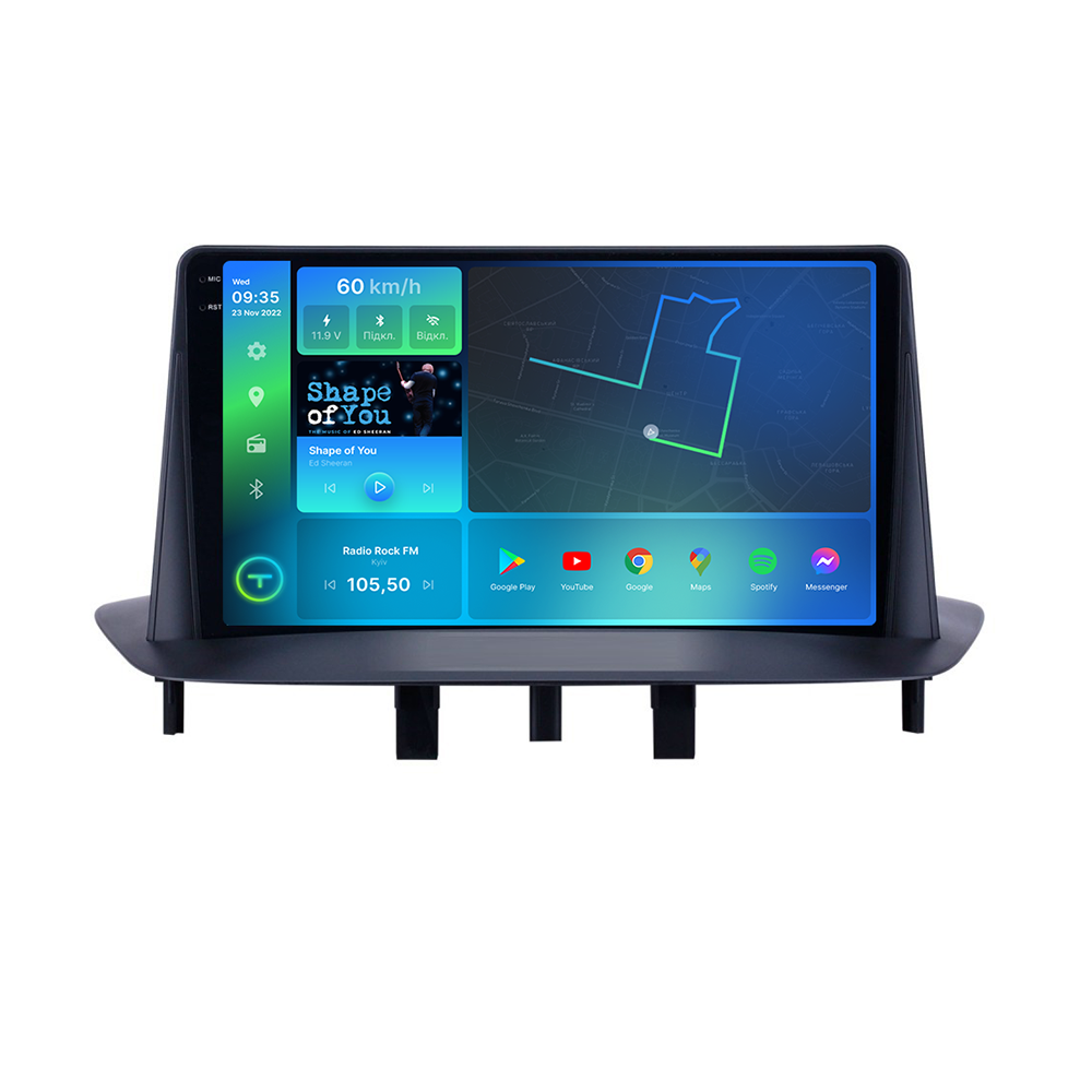 Штатна магнітола Torssen 2K Renault Megane 3 08-15 F98256 4G Carplay DSP