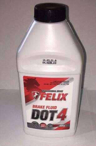Гальмівна рідина DOT 4 (455мл) FELIX