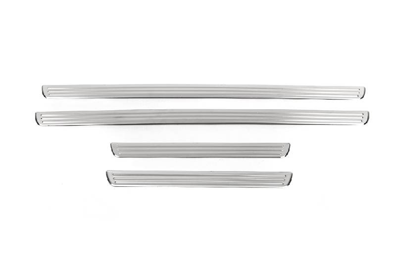 Накладки на внутрішні пороги Carmos (4 шт, нерж) Volkswagen Passat B8 2015-2023 рр.
