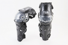 Наколенники защитные (колено+голень) к-кт 2шт, Чёрные KS