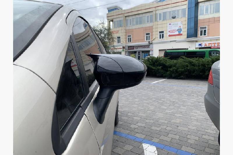 Накладки на дзеркала BMW-Style (2 шт) Fiat Punto Grande/EVO 2006-2018 рр.
