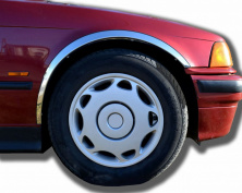 Накладки на арки (4 шт, нерж) BMW 3 серія E36 1990-2000 рр.