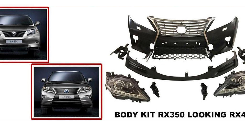 Передній бампер OEM 2013 2009-2012, з оптикою для Lexus RX рр