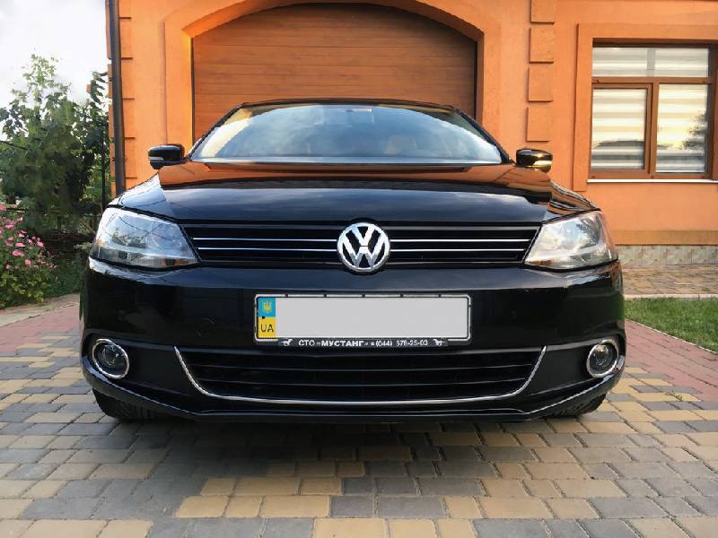 Накладка на противотуманки (2 шт., нерж) OmsaLine - Італійська нержавійка Volkswagen Jetta 2011-2018 рр.