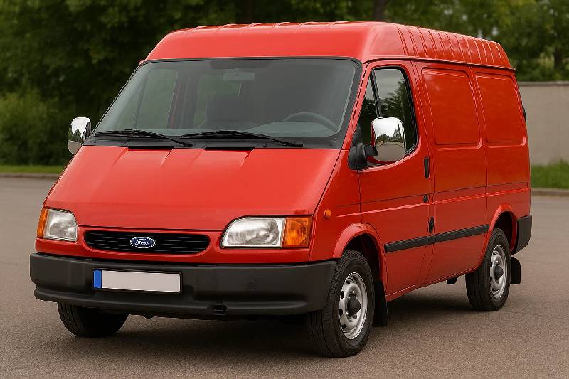 Накладки на дзеркала (2 шт, нерж.) Ford Transit 1991-2000 рр.