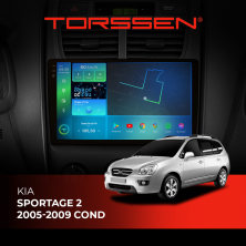 Штатна магнітола Torssen 2K DTS Kia Sportage 2 05-09 conditioneer F9432 4G Carplay DSP
