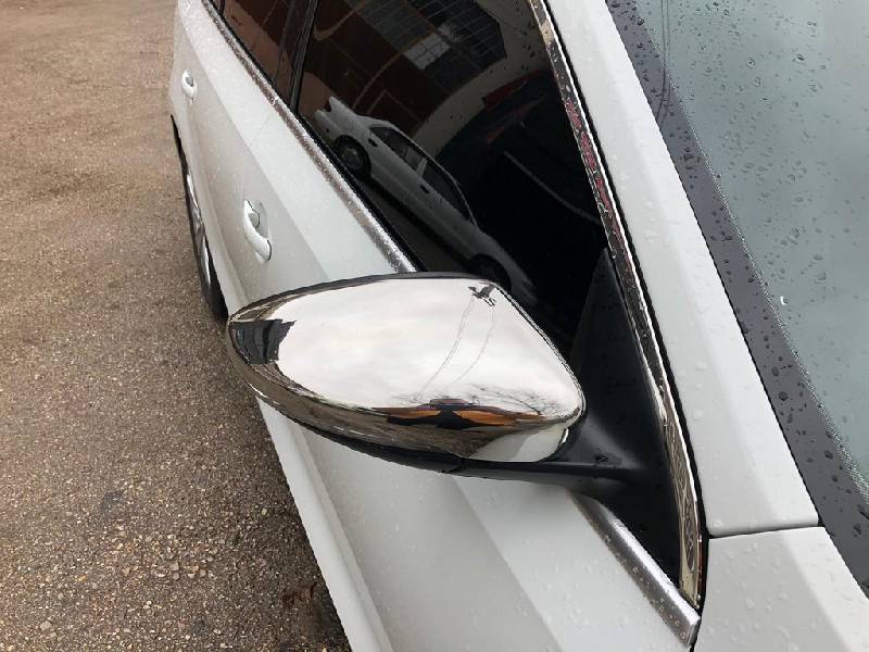 Накладки на дзеркала (2 шт, для EU, нерж) Carmos - турецька сталь Volkswagen Passat B7 2012-2015 рр.