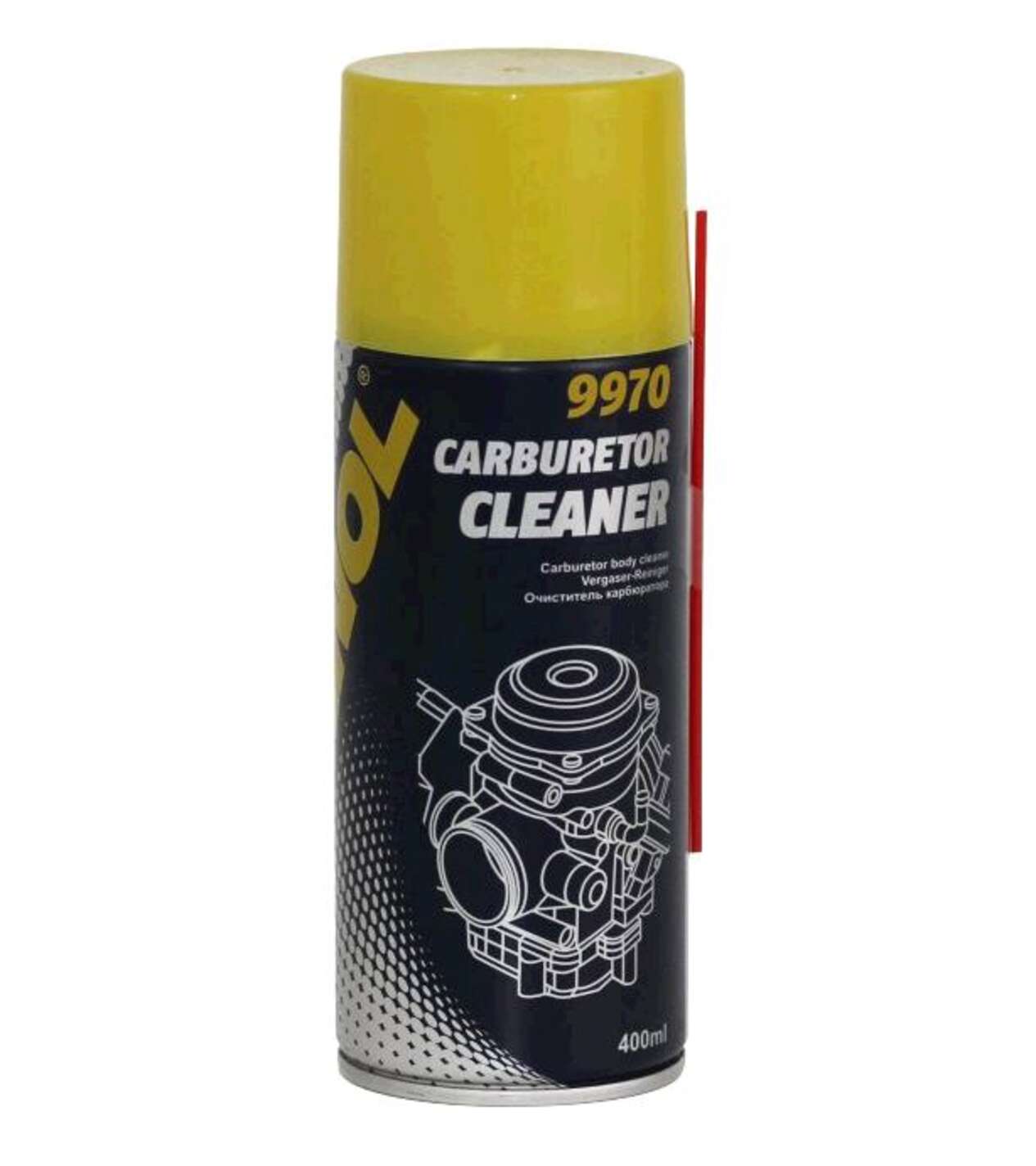Очищувач карбюратора 400мл (аерозол) (9970 Carburetor Cleaner) MANNOL