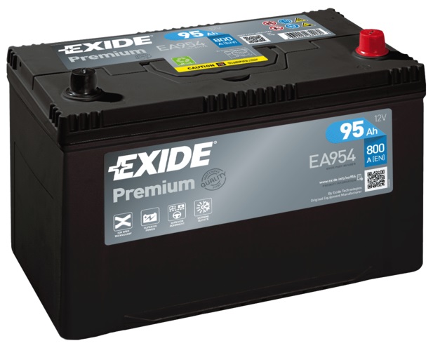 Акумулятор 95Ah-12v Exide PREMIUM (302х171х222), R, EN800 Азія