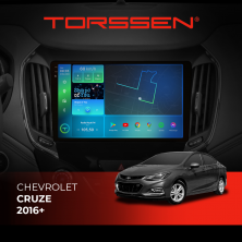 Штатна магнітола Torssen 2K Chevrolet Cruze 16+ F9332 4G Carplay DSP